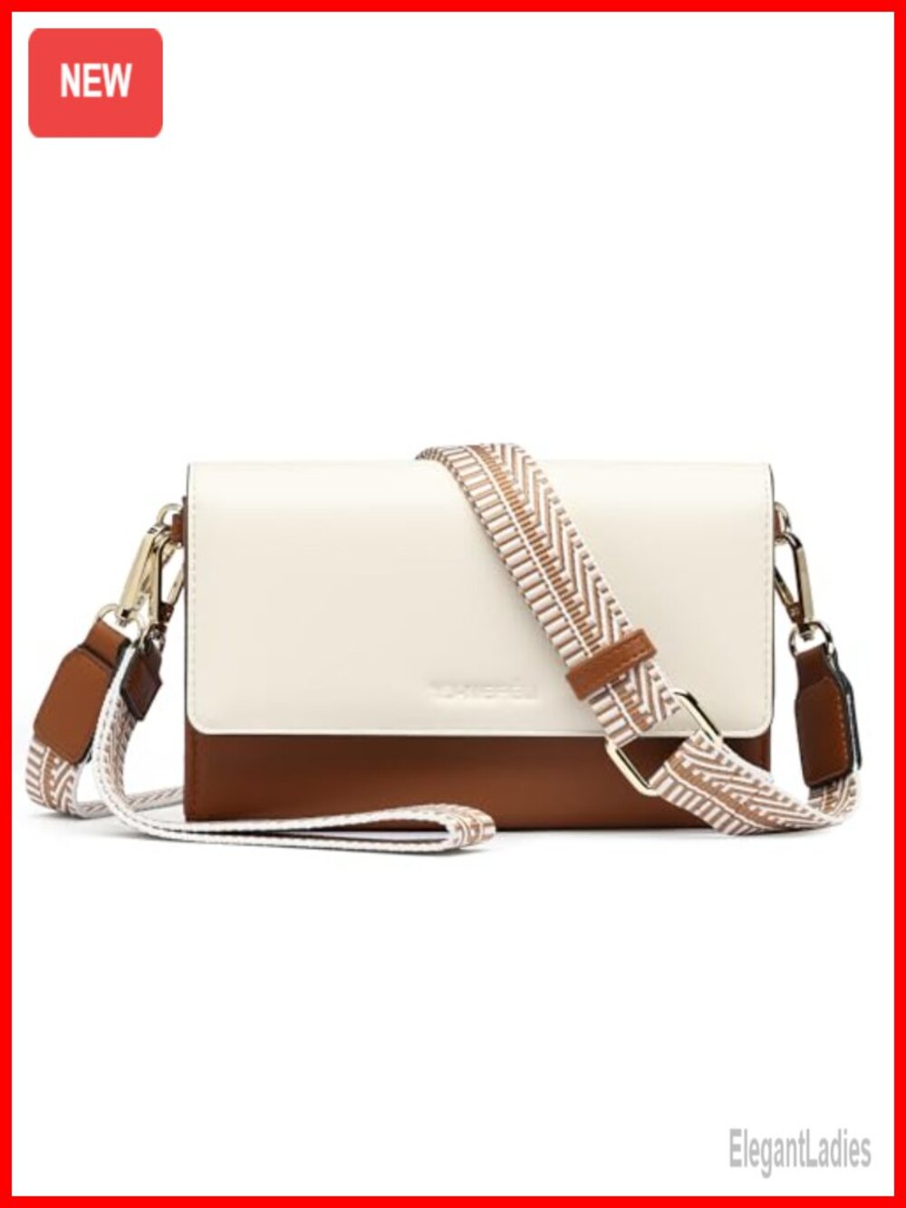 Vegan Faux Leather Small RFID Crossbody Wallet